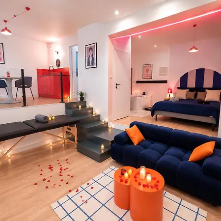 Apartament Theme Annees 60' L Baignoire Jets L Clim L Netflix *